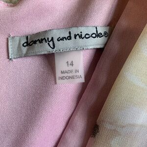 Danny & Nicole Pink Sleeveless Dress